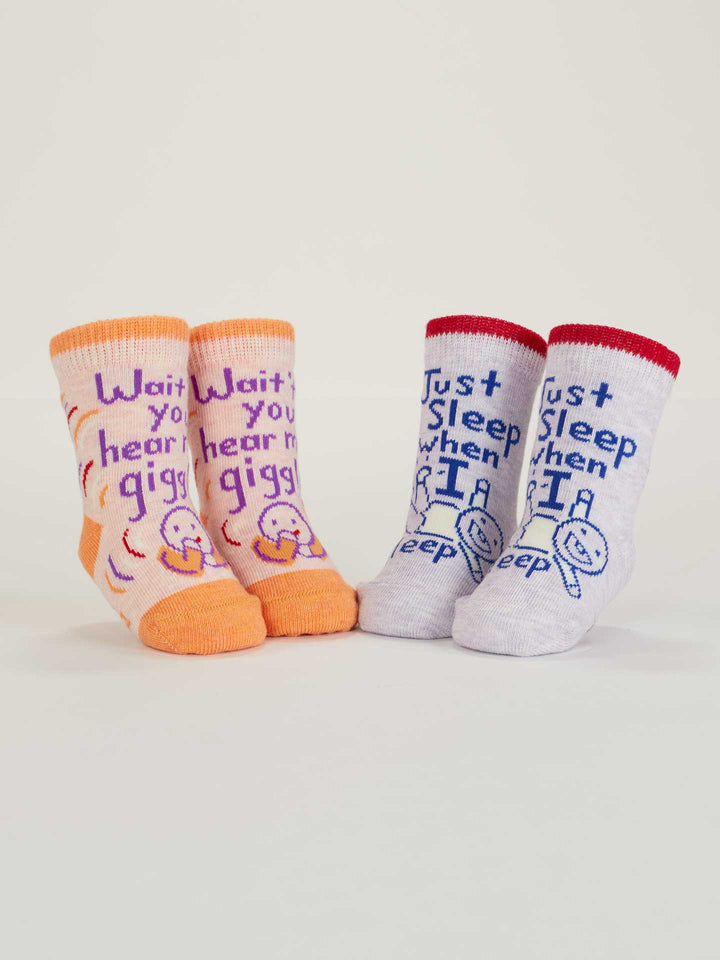HEAR ME GIGGLE, SLEEP BABY SOCKS