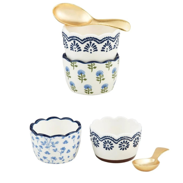 Tidbit Ramekin bowls with Spoon