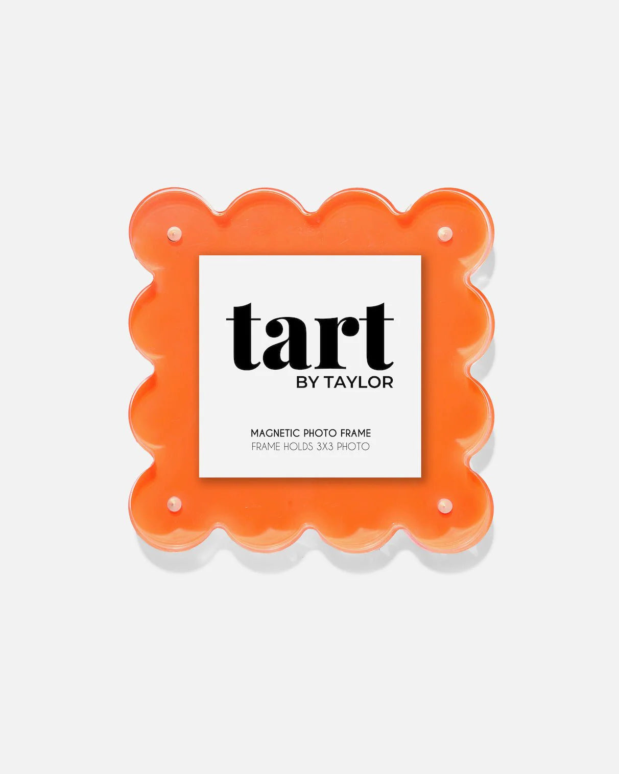 Neon Orange Mini Acrylic Picture Frame