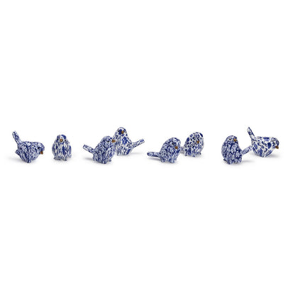 Chinoiserie Blue Floral Robin