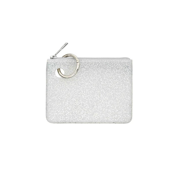 Mini Pouch — Quicksilver Confetti Silicone