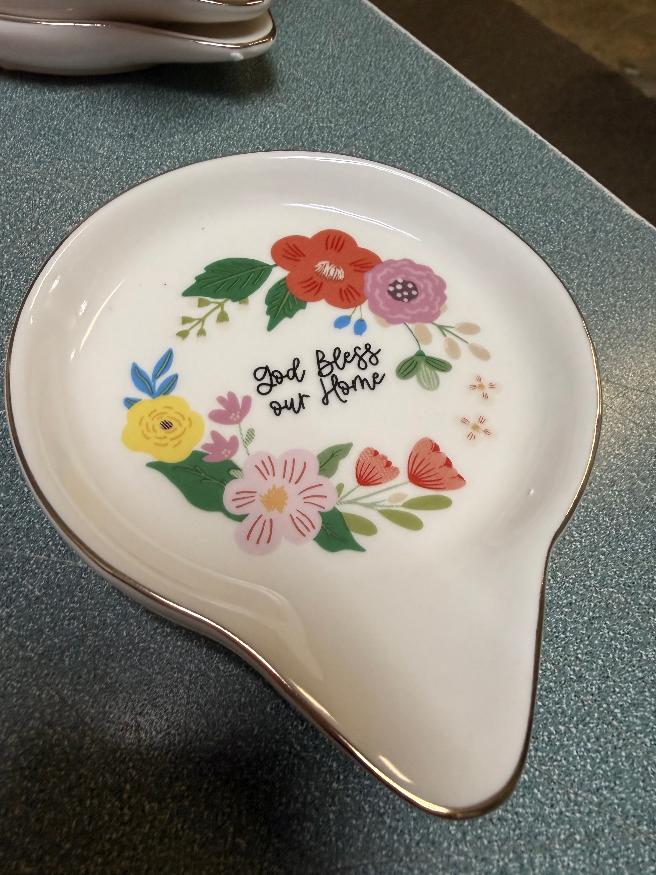 God Bless Our Home Spoon Rest